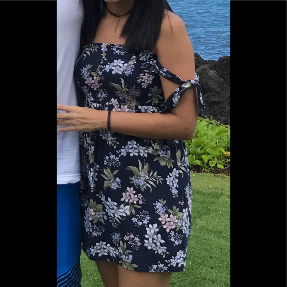 American Eagle bohemian floral sundress